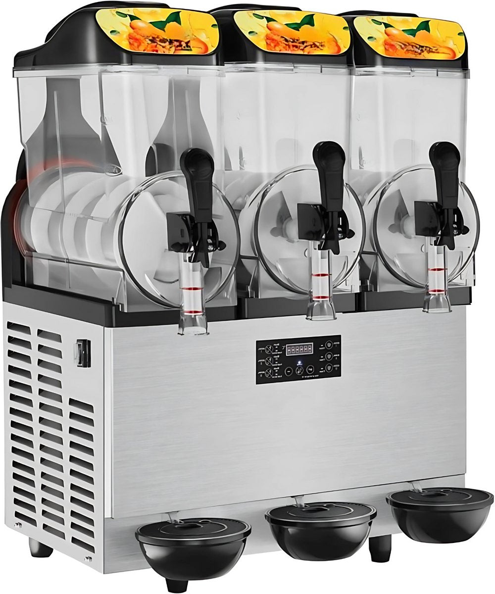 Slushy Machine - slush puppy maker- Ijsmachine- 1100W - RVS Smoothiemaker - Frozen Drink Maker 36L