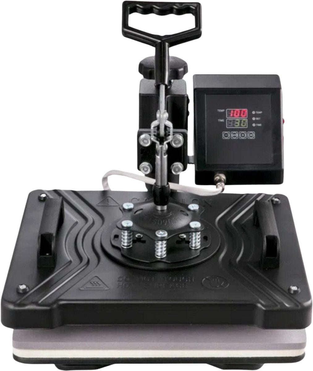 Warmte persmachine - 5 in1 - Hittepers - T-shirt - Transferpers voor Bedrukking - Stalen frame