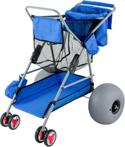 Bolt Edge Bolderwagen - Strandkar - Opvouwbaar - Inclusief luchtbanden en pomp - Blauw