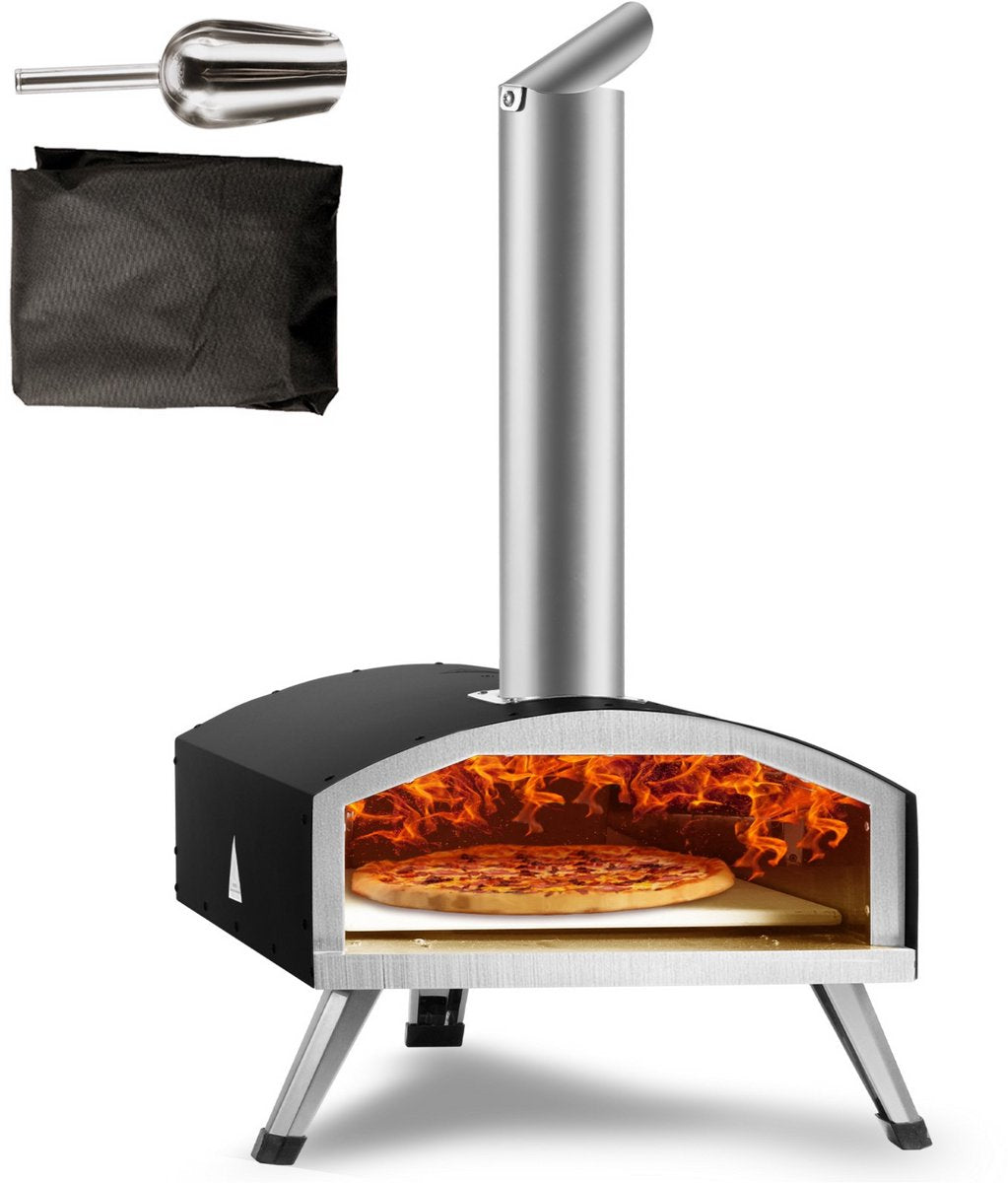 Bolt Edge Pizza Oven Buiten - Houtgestookt - Pizzasteen - Tot 300ºC - Inclusief Pizzaspatel