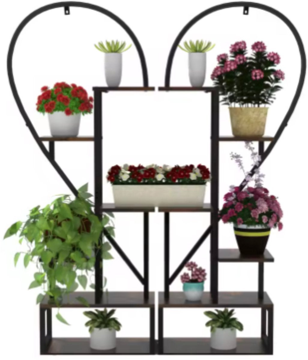 Plantenstandaard Vaylen hart - Voor Tuin of woonkamer - Plantenrek - Plantentafel