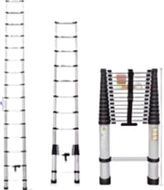 Telescopische Ladder 4,4M - Aluminium Opvouwbare Ladder - Antislip Voeten - EN131 Certificering - Max. 150KG