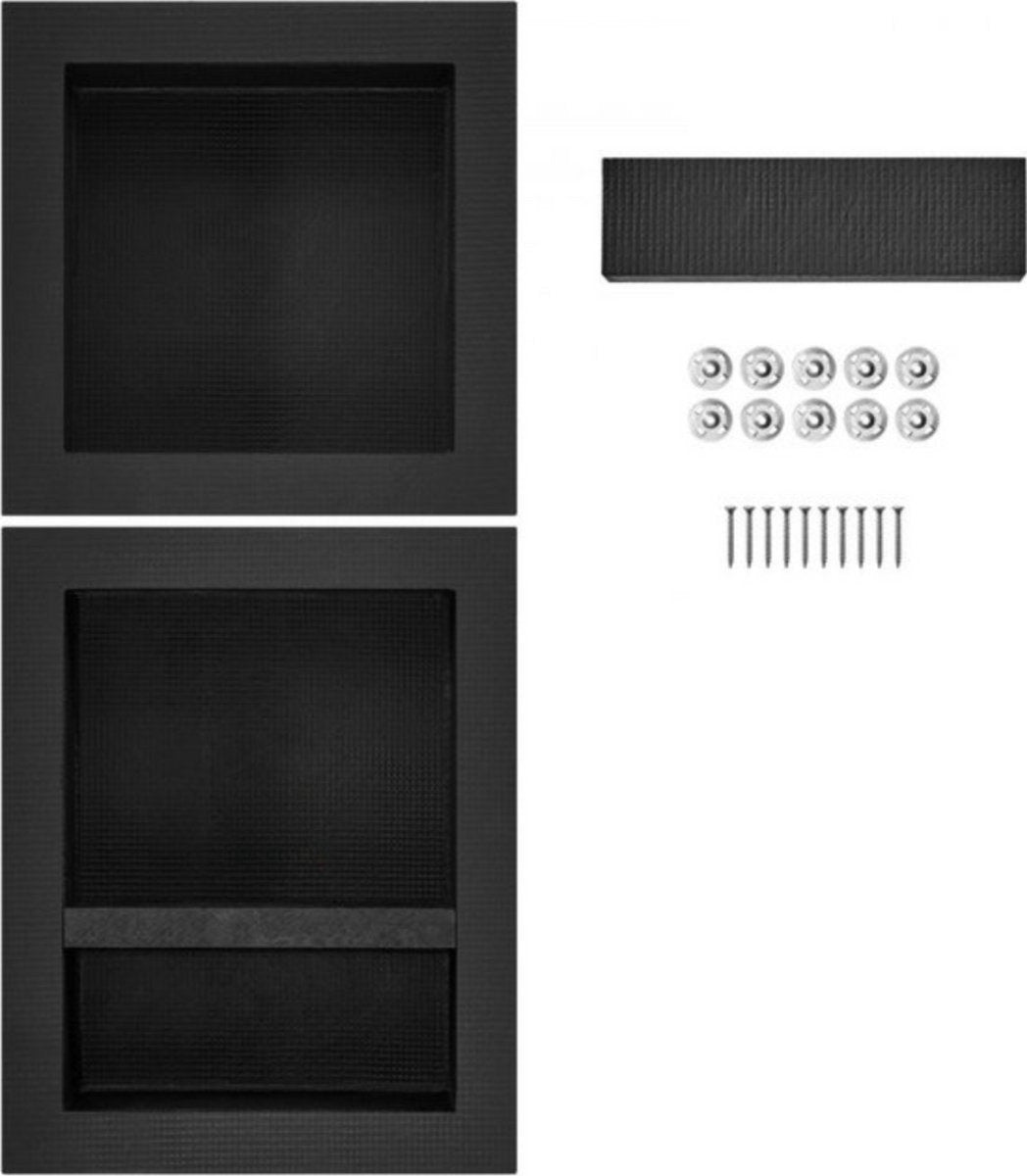 Wandnis Deluxe - Douchenis - Douchebak - Nis - Nismontage - 10x40x101 cm - Betegelbaar en Waterdicht - Voor Badkamer/Slaapkamer