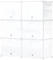 Schoenenkast - Voor Hal, Woonkamer of Slaapkamer - Schoenenrek met 8 Compartimenten - Ruimtebesparende Organizer - 92x142x36.5cm