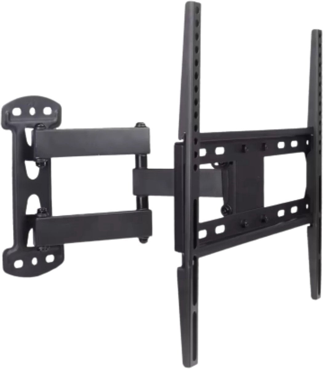 TV muurbeugel Vaylen - Voor 32"-55" inch - Draaibaar en kantelbaar - Ultra Slim & ruimtebesparend - Beugel statief - Zwart