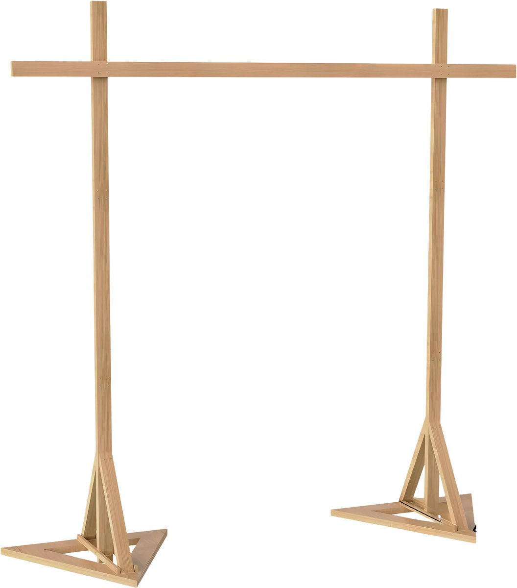 Bruiloft decoratie - Rozenboog - Buitenluifel - Versiering - Multifunctioneel voor ceremonies en feesten - Massief hout - 3x3 meter