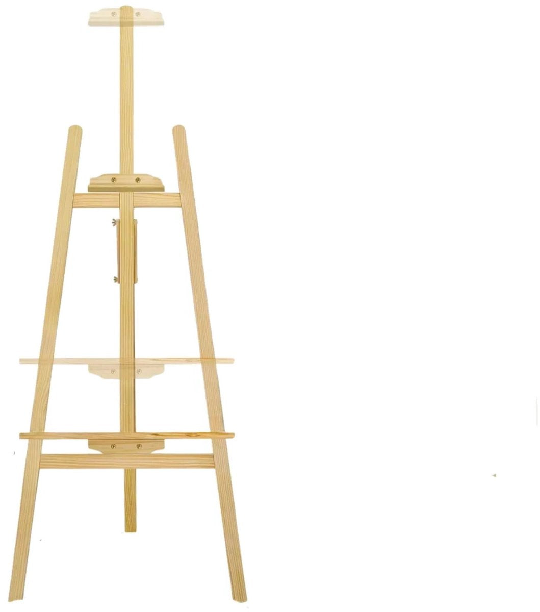 Kunstenaar Ezel Tavien - Houten A-Frame Ezel Stand - Verstelbare Tekening en Schilderij Houder - Draagbaar voor Canvas Display