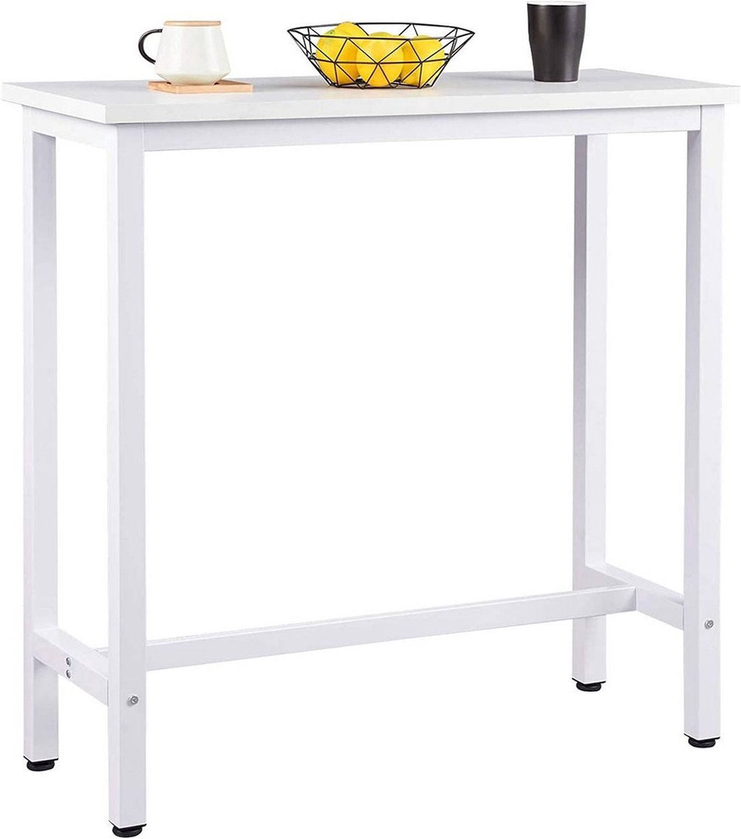 Bolt Edge Bartafel Deluxe - Wit - Keuken - Rechthoekig - Hout/metaal - 100x40x100cm
