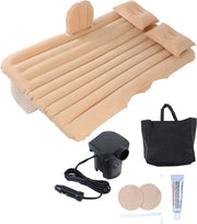 Automatisch Luchtbed - Inclusief pomp en opbergtas - Camping - Beige