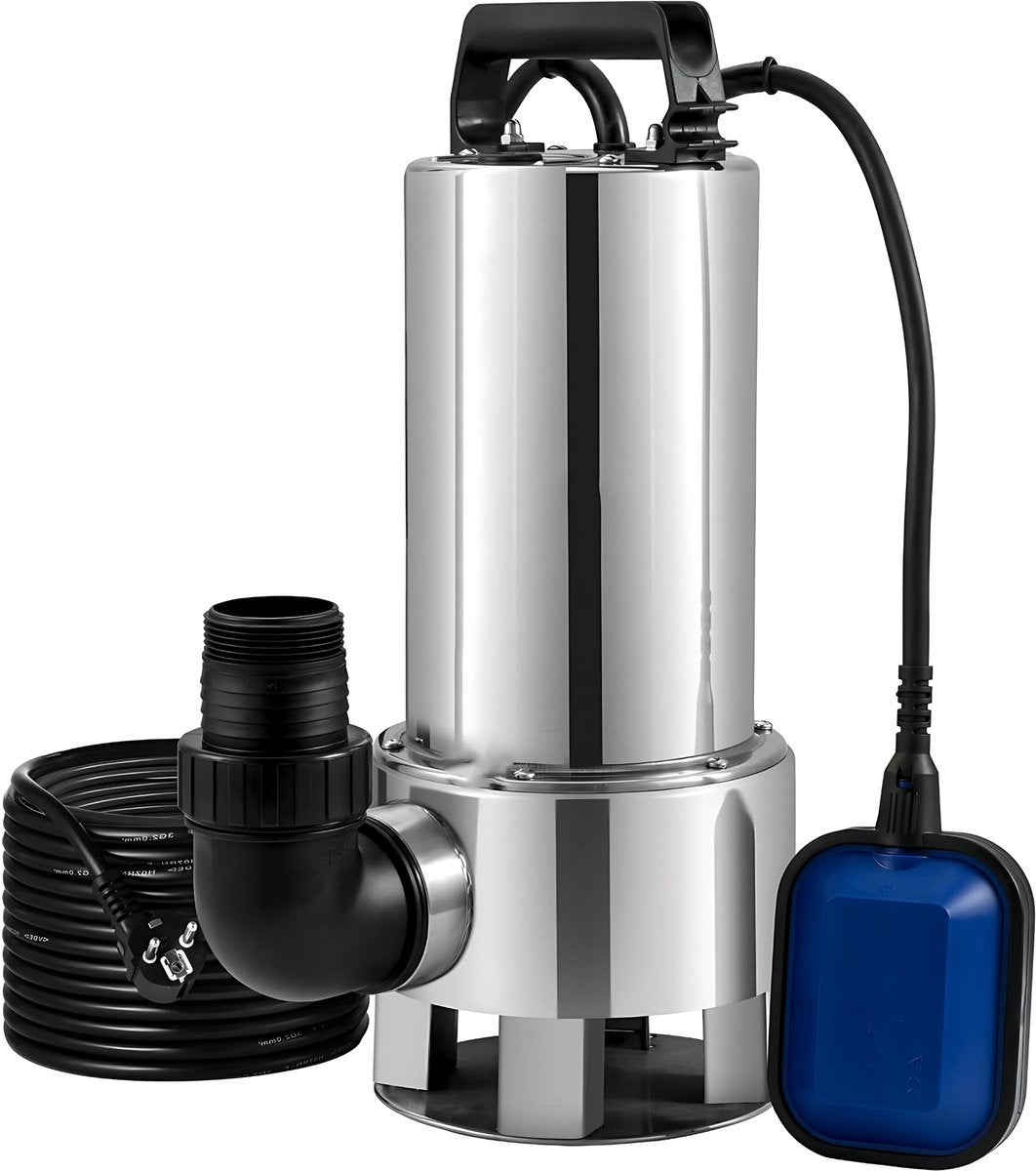 Dompelpomp PRO - Waterpomp Vuil water - 1300W - Elektrisch Tuinpomp met 20000L/u