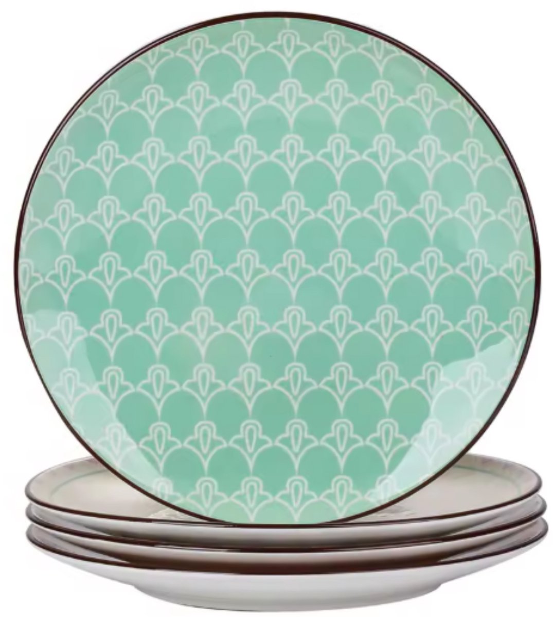 Valenza Serviesset - 4 delig - 4 persoons - Mix kleur - Dinerborden - Bordenset - Diepe borden - Ontbijtborden - Servies - Keukenservies