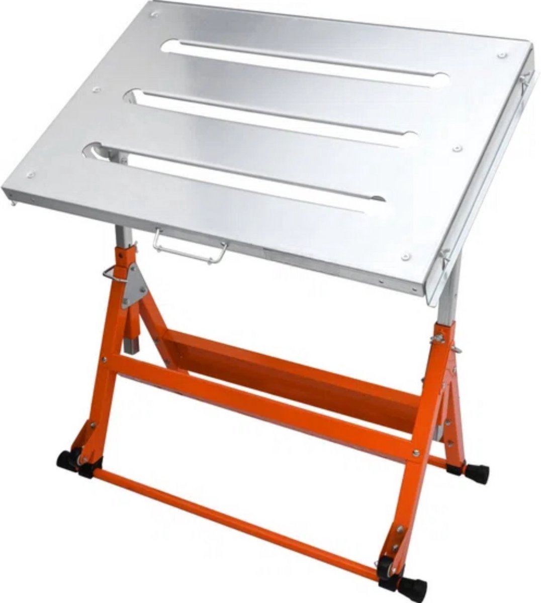 Opklapbare Lastafel - Werkbank 76x50 cm - Verstelbaar 63–81 cm - 181kg - 0°/30°/90°