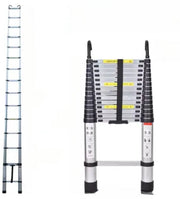 Telescopische Loft Ladder Zico - 440CM - Opvouwbare Uitschuifbare Trapladder - Aluminium Verlengladder - Draagbaar & Compact - EN131 - Max. 150kg