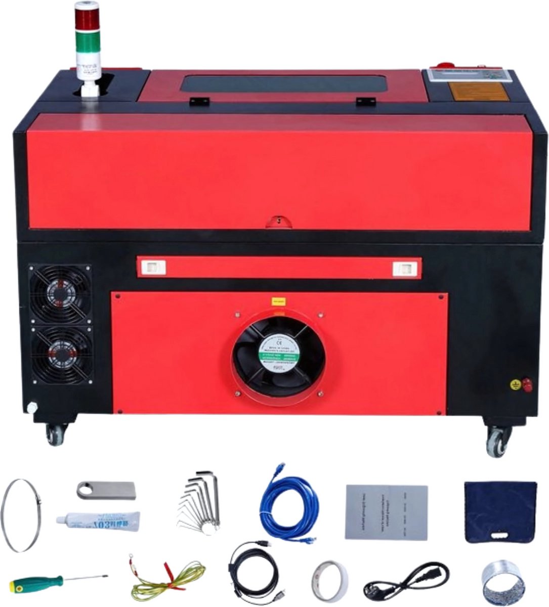 Lasergraveermachine - Laser cutter- Laser engraver- 50W Graveerapparaat - 300x500mm Lasersnijder Graveur