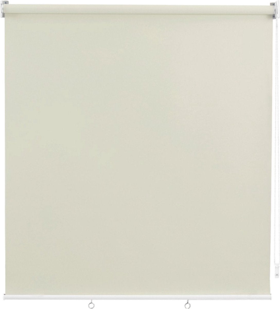 Rolgordijn - Beige - 100x240cm - Verduisterend - Isolerend - Zonder boren