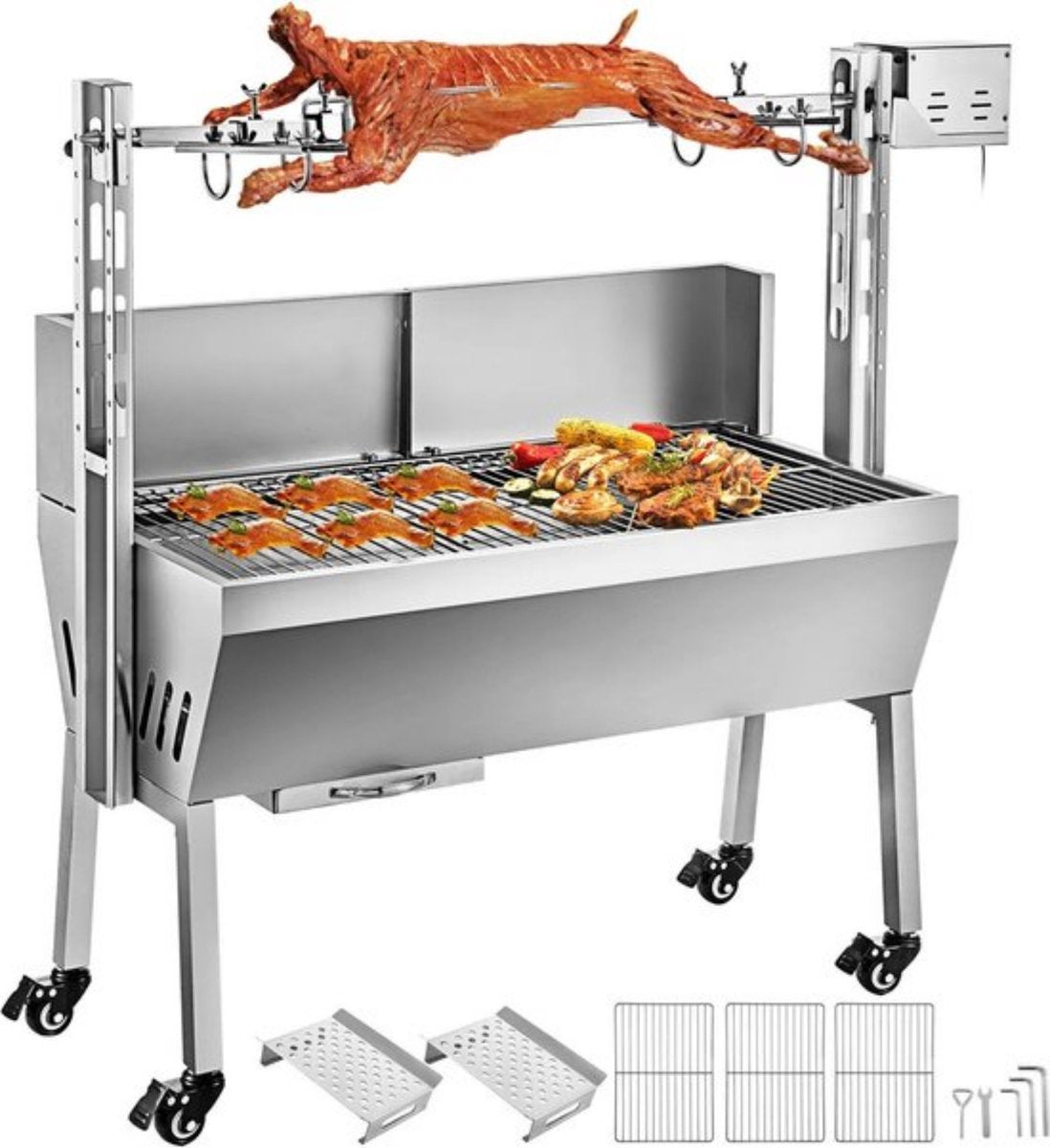 Elektrische BBQ - Grill Functie - Rookvrij Voor Binnen of Buiten - Moderne Look