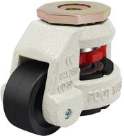 Set van 4 Zwenkwielen - Wielen - Industriële wielen - Transportwielen - Trolley wielen - Voor Tafels & Zware Apparatuur - Intrekbaar & 360° Draaibaar - 4 Stuks GD-60S, Tot 500 kg