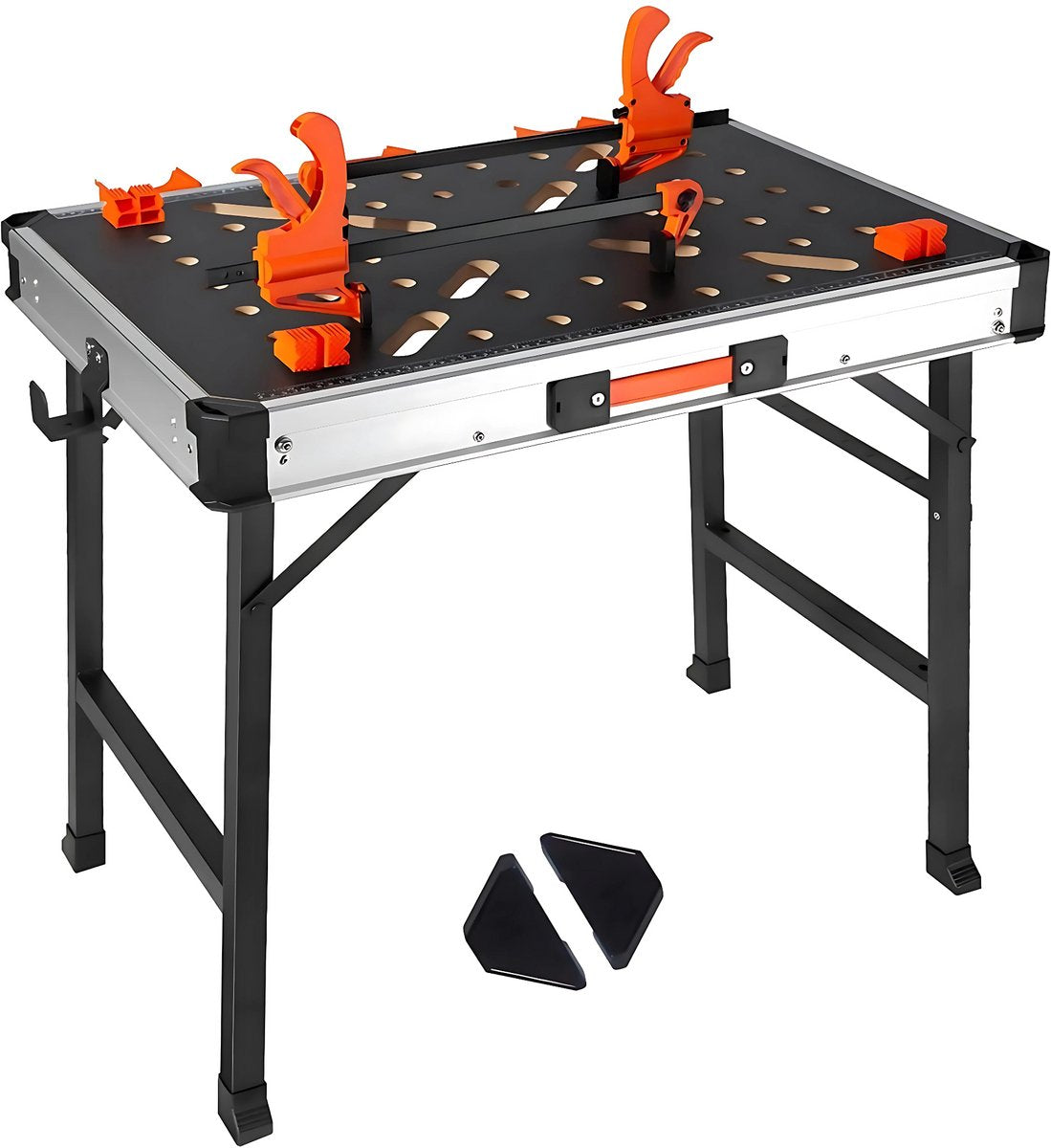 Werktafel en opspantafel - MDF werkbank - Inklapbaar Werkbank - Gereedschap - 454kg - 84,5x60x73,5cm