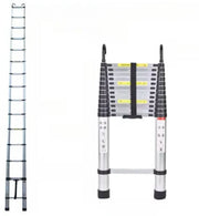 Telescopische Loft Ladder Nata - 5M - Opvouwbare Trapladder - Uitschuifbare Aluminium Ladder - Draagbaar - EN131 - Max. Belasting 150kg/330lb