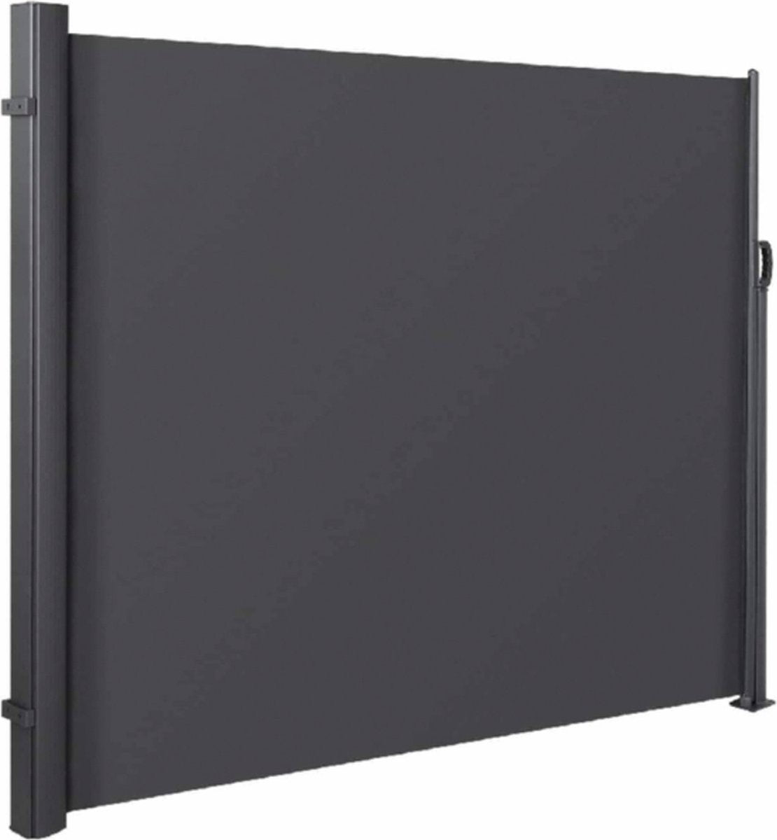Zichtbreeknet - Grijs - Winddoek - Privacy scherm - PVC - 350x180cm