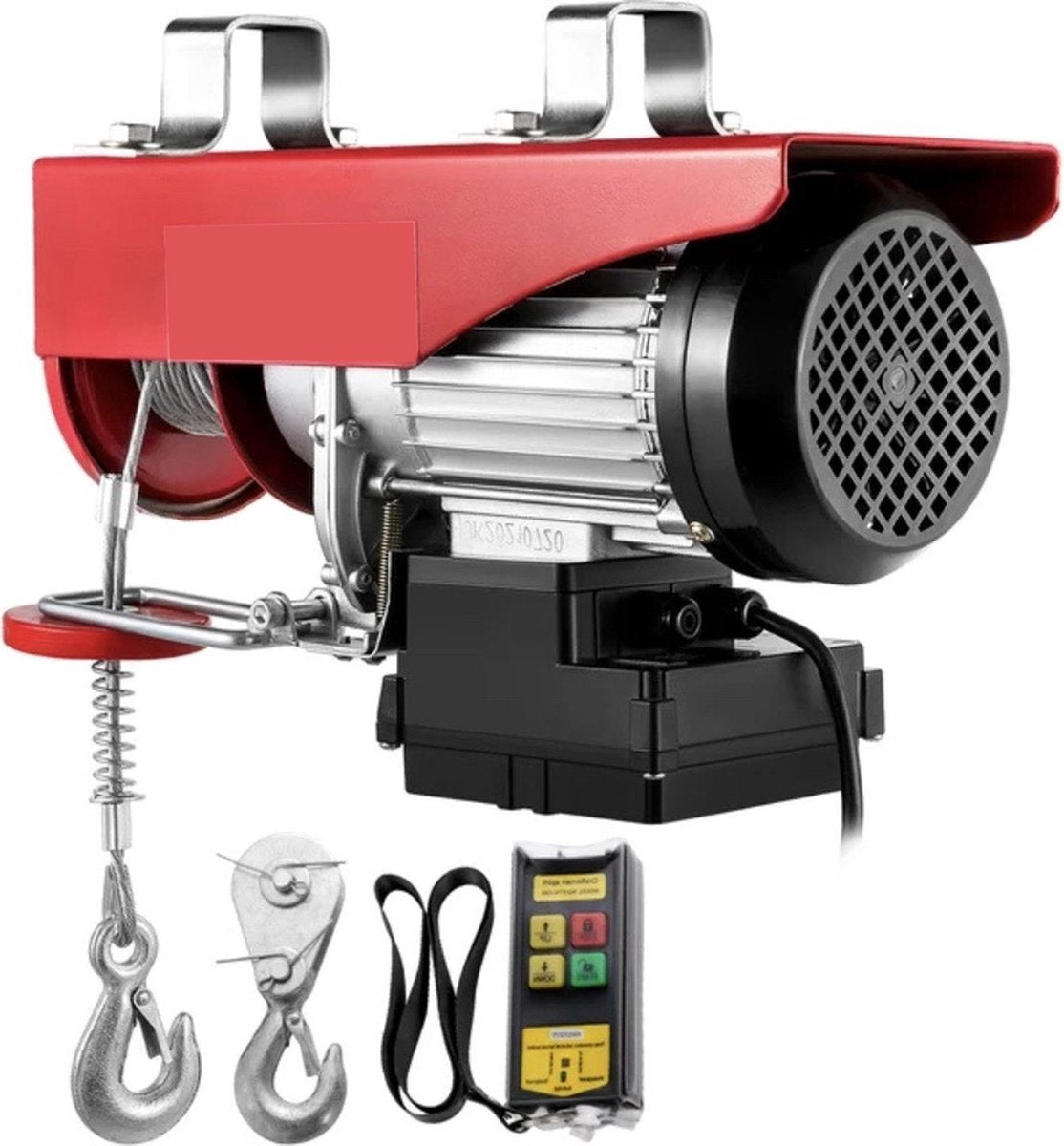 Elektrische hijskraan - 800KG - Draadloze afstandsbediening - Garage motor - Hefmotor - Lier