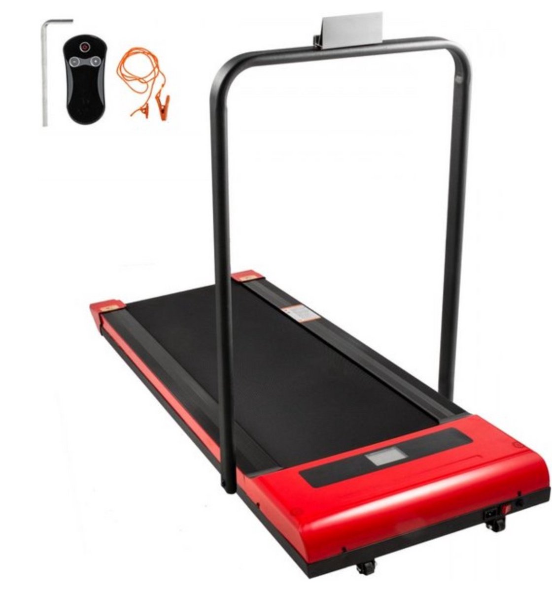 Loopband met leuning - Onder bureau - Inklapbaar - Hometrainer voor thuis - Fitnessapparaat elektrisch - Digitaal LED Display
