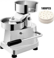 Happyment Hamburgerpers Deluxe - RVS - Hamburger maker - Grijs - Compact