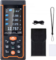 Laser afstandsmeter PRO - 121m Meetbereik - Lasermeter - Laserafstandsmeter - 2,4" LCD-Scherm - Nauwkeurige Digitale waterpas meter