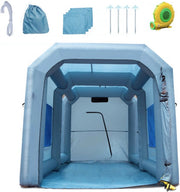 Spuitcabine Lutea - Opblaasbaar incl. lucht filtersysteem - Verfspuit tent - 580x230cm - Airbrush - Spray booth - Opvouwbaar