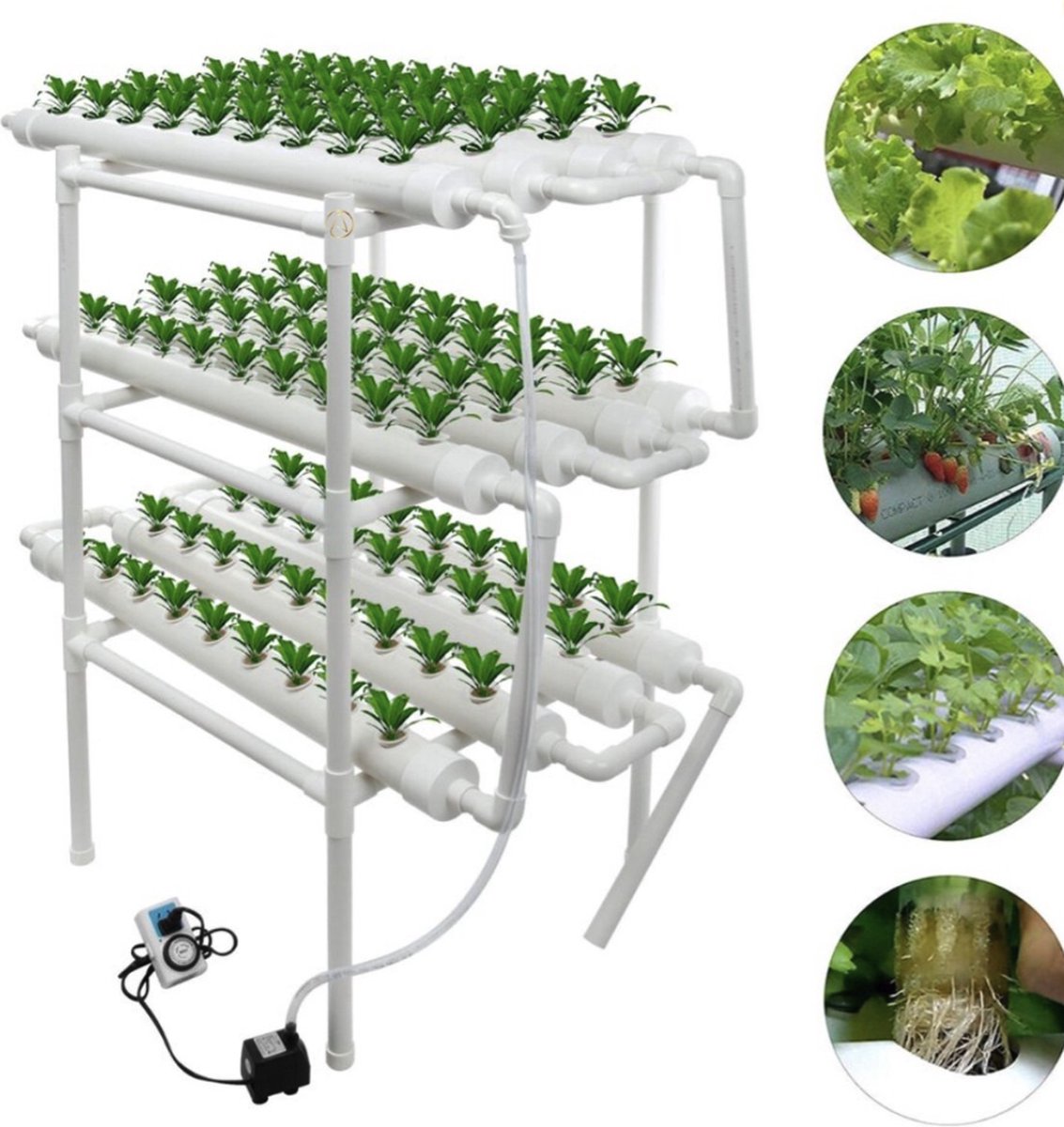 Happyment Kweektafel - Kweekset - Moestuintafel - Hydrocultuur Kweeksysteem - Hydroponic Systeem