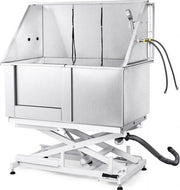 Hondenverzorgingskuip - 127cm - RVS Huisdierenbad - 150kg Capaciteit - Hondenwassysteem