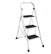 Opvouwbare Opstapkruk - 2-4 Stappen Ladder - Draagbare Trapladder - Antislip Voeten - Binnen & Buiten - Thuiskantoor