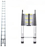 Aluminium Telescopische Ladder Fioren - 500cm - Vouwladder met Antislipvoeten - Multifunctionele Verlenging - Rechte Ladder voor Loft