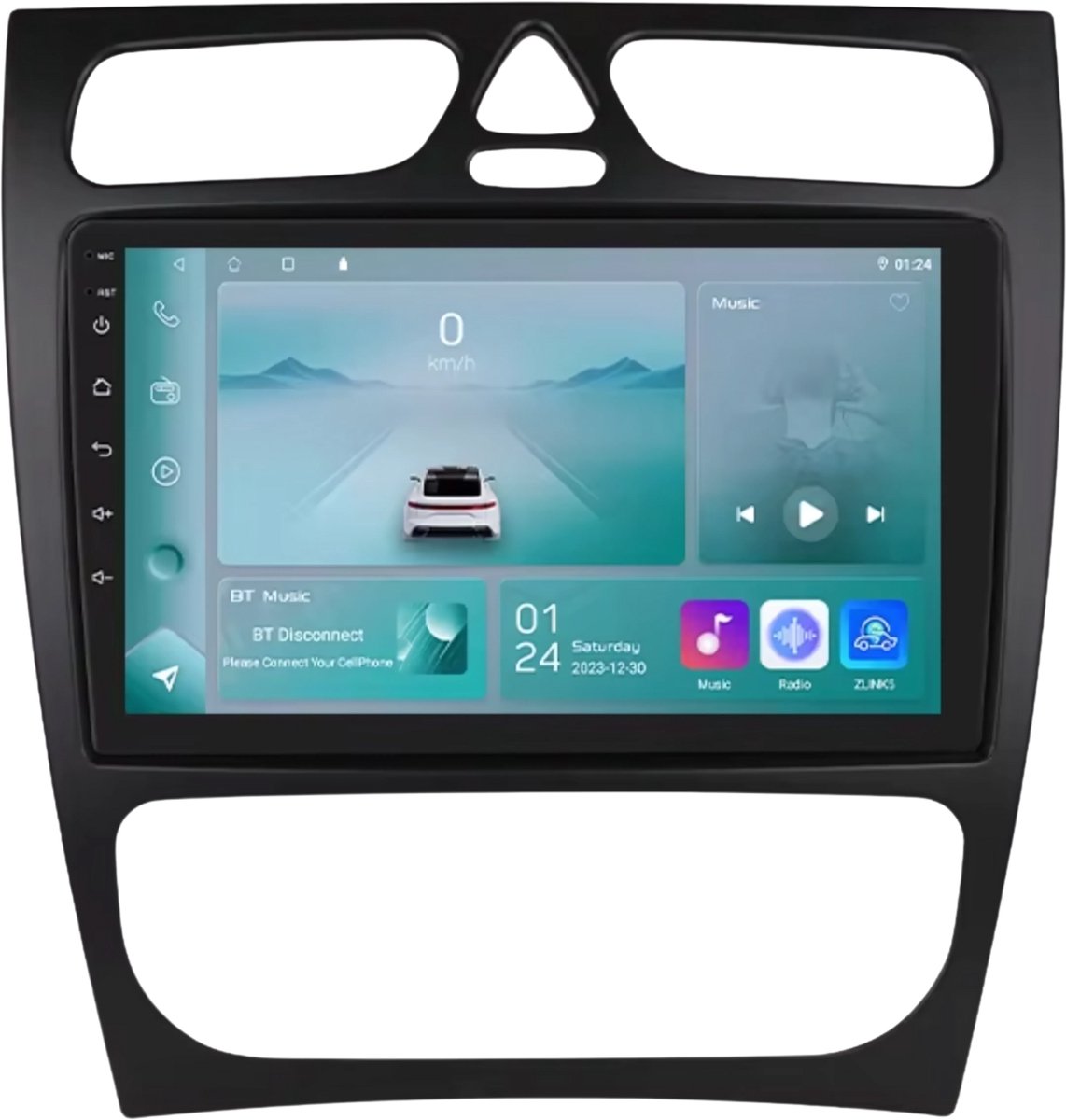 Radiosysteem - Voor Mercedes C/CLK-Klasse (W203-W168) - CarPlay, Android Auto & GPS