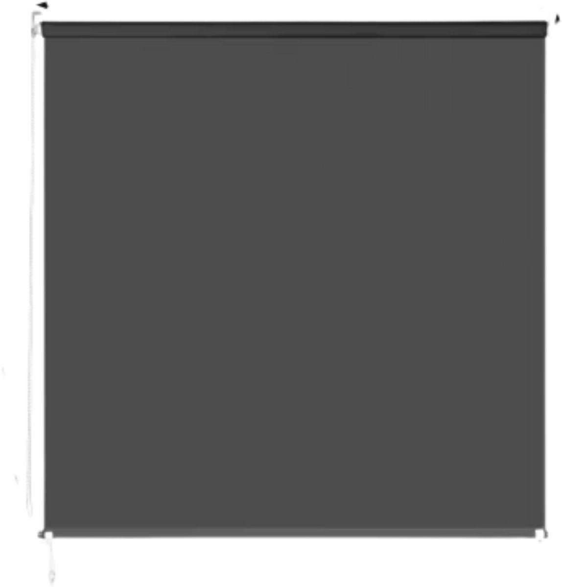 Verduisterende Rolgordijnen - Thermisch Geïsoleerd met UV-Bescherming - Voor Slaapkamer & Privacy - 140x240 cm - Grijs