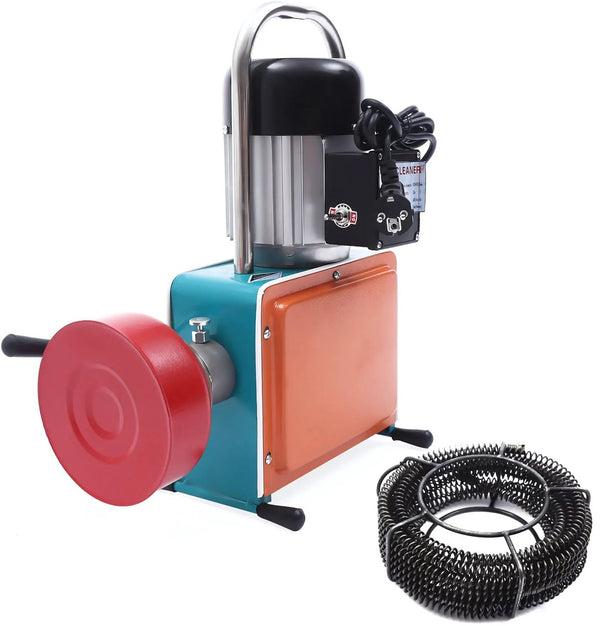 1000W Elektrische Afvoerreiniger - Riool- & Afvalpijpreiniger voor Toilet, Wasbak & Gootsteen - Krachtige Baggermachine voor Huishouden & Restaurants