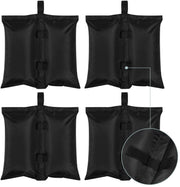 4 Stuks Zandzakken - Zware Gewichtszakken voor Tuinhuisje & Parasol - Tentgewichten voor Pop-up Partytent - Windbestendig - Ideaal voor de Tuin
