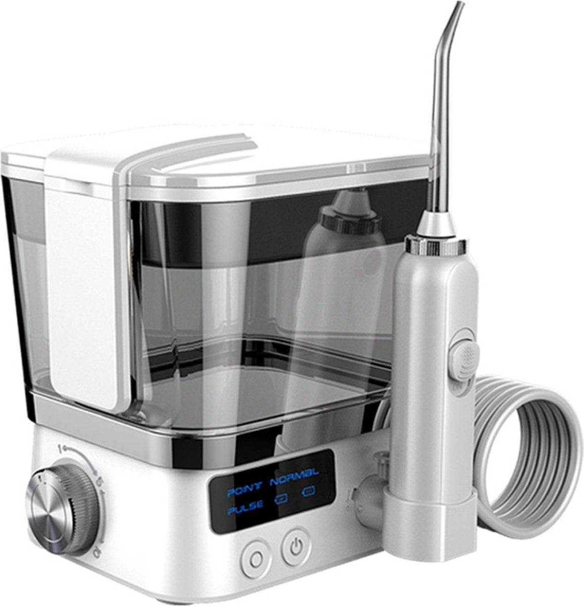 Happyment Waterflosser - Tandsteen verwijderaar - Monddouche - Flosapparaten - Wit