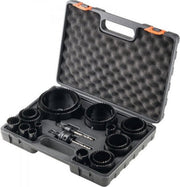 Gatenzaagset - Dozenboor - Gatenboor - 38mm - Bimetaal - 18-delig - Zaagdiepte 38mm - Voor Diverse Materialen