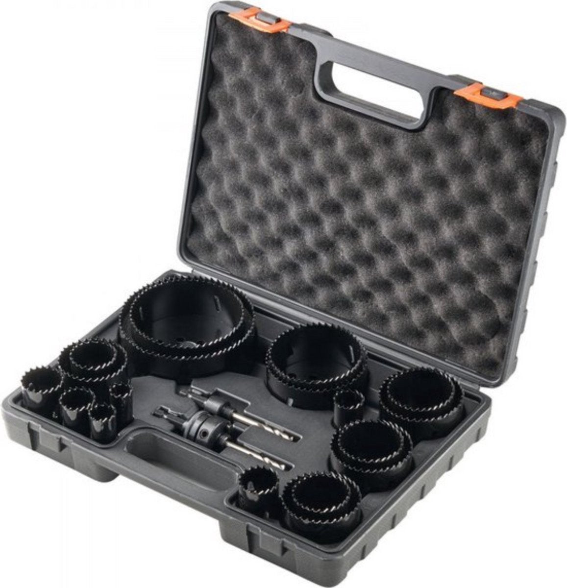 Gatenzaagset - Dozenboor - Gatenboor - 38mm - Bimetaal - 18-delig - Zaagdiepte 38mm - Voor Diverse Materialen