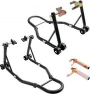 Motorstandaard Set - Motor standaard - Motorsteun - 2 Stuks Reparatiestandaard - 390KG Capaciteit Voorzijde