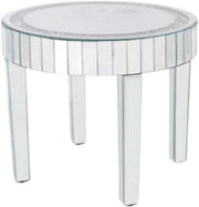 Salontafel Crystal Vaylen - Ronde salontafel - Woonkamer - Kristal - Bijzettafel - Side table