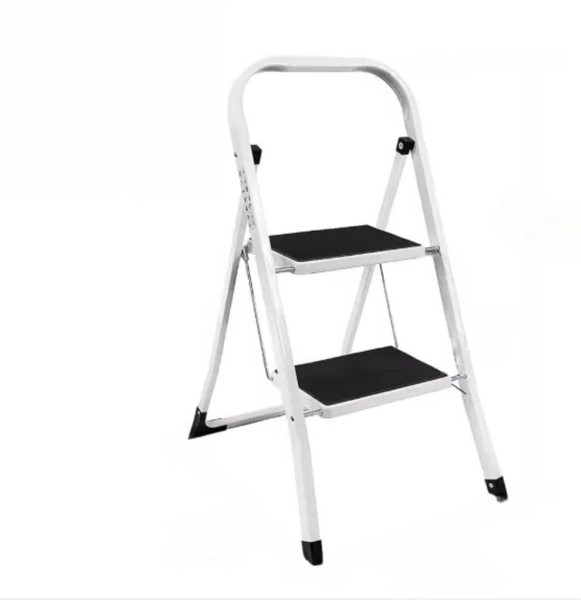 Opvouwbare Opstapkruk - 2-4 Stappen Ladder - Draagbare Opvouwbare Trapladder - Antislip Voeten - Voor Binnen & Buiten