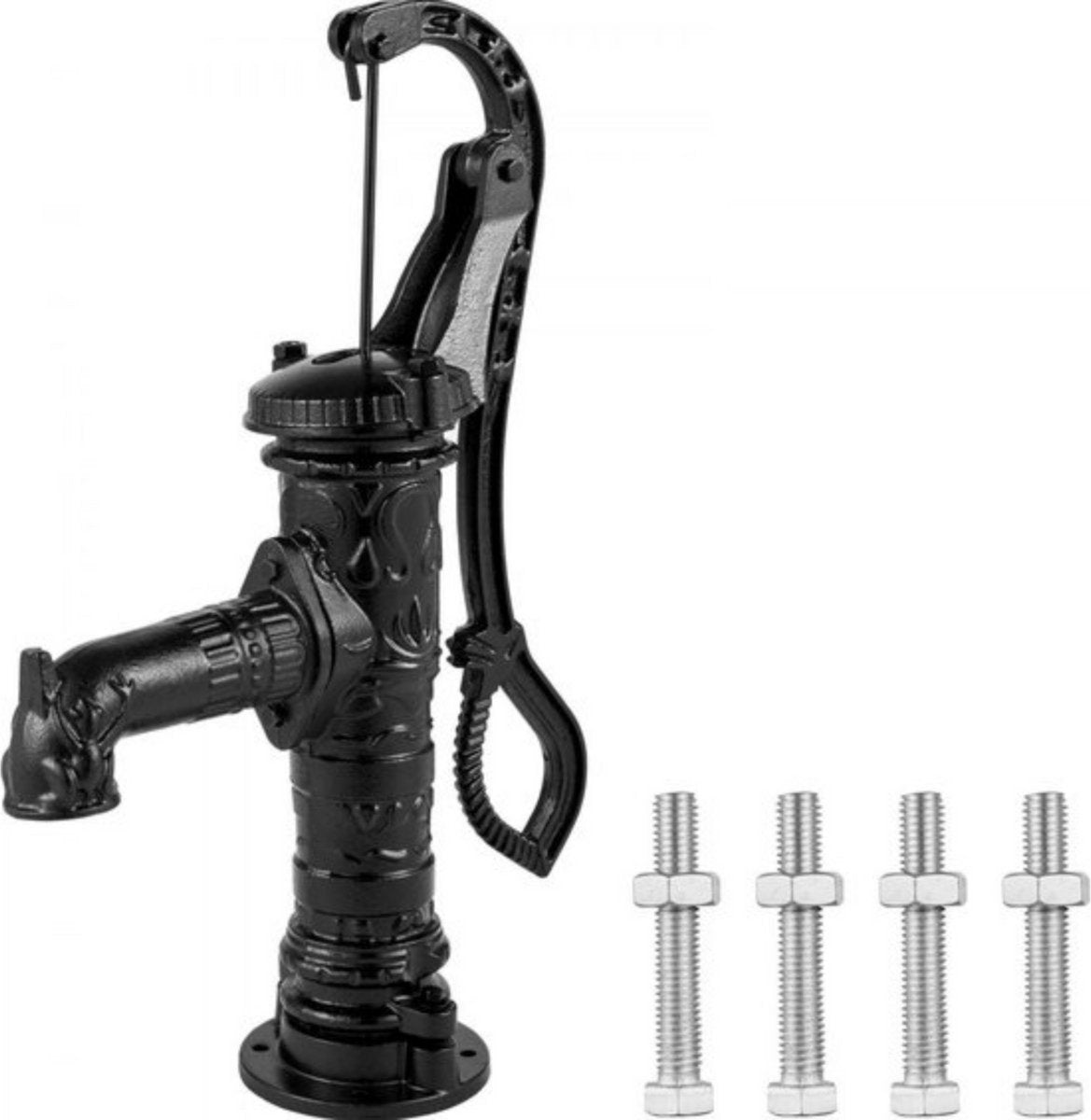 Waterpomp - Handdrukpomp - Grondwaterpomp - Gietijzer - 22 cm Wateruitlaat