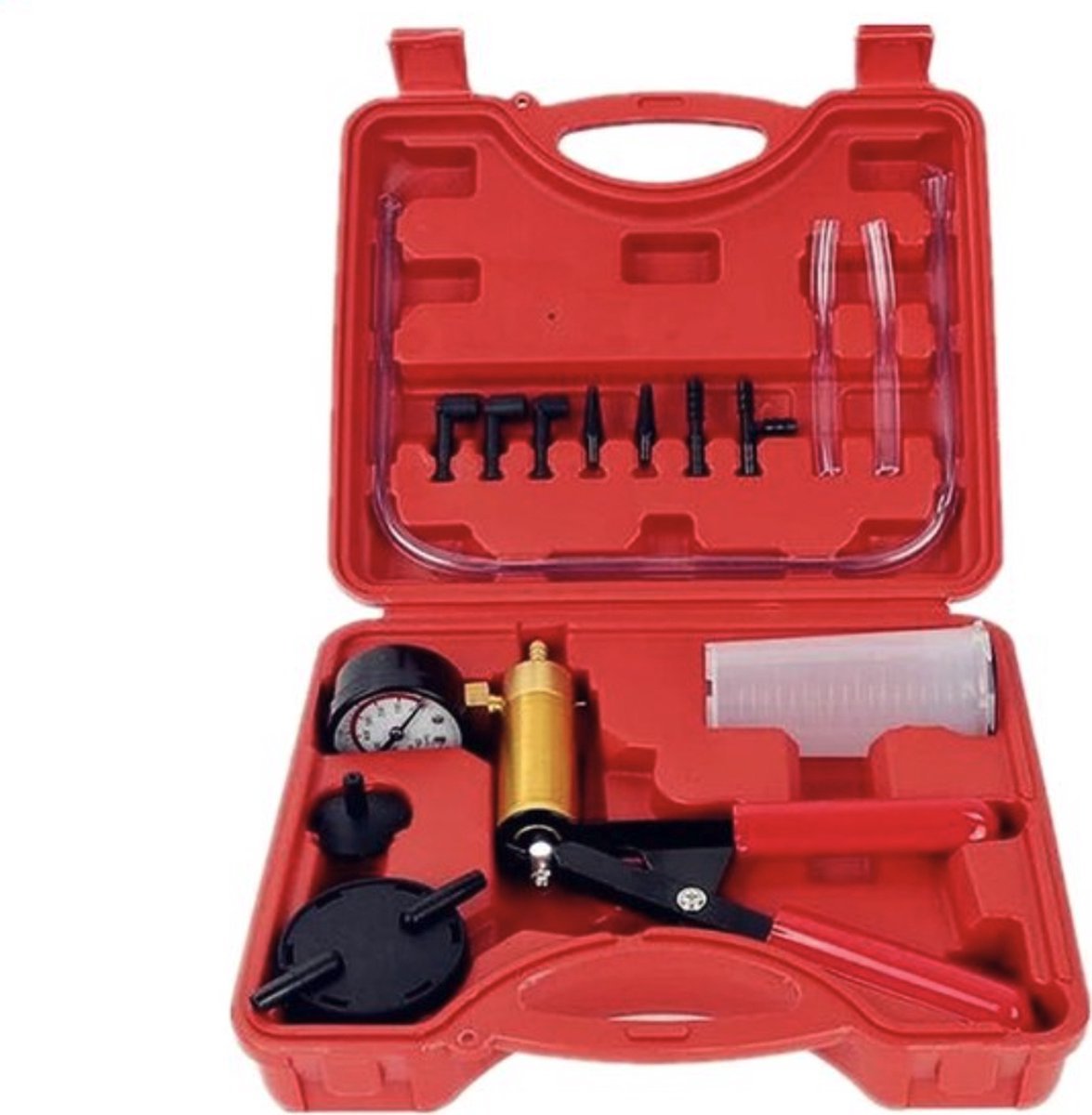 Rode Reparatieset Deluxe - Rem Ontluchter - Met Koffer en Accessoires