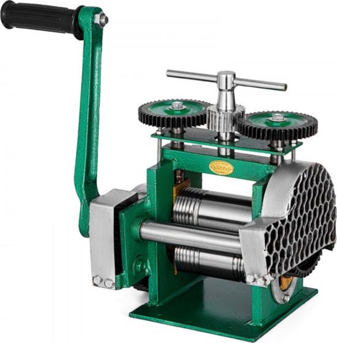Combi handwalserij - Walserij - 120mm - Metalen - Instelbare dikte - Voor sieraden, metaal en plaatbewerking - Handmatig