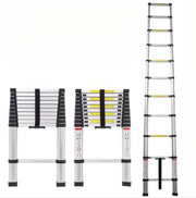 Luxe Telescopische Loft Ladder - 320CM - vouwbare Trapladder - Uitschuifbare Aluminium Ladder - Draagbaar - EN131 - Max. Belasting 150kg/330lb