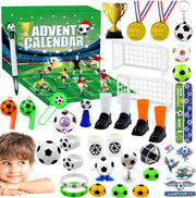 Happyment Adventskalender 2024 - Voetbal - Kinderen - Sportief - Kerstcadeau - 24 stuks
