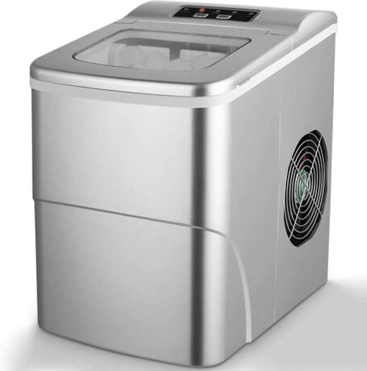 Ijsblokjesmachine PRO - 2L - Ijsmachine - Ijsblokjesmaker 2 maten - 9 ijsblokes in 6 minuten - 12KG/24uur