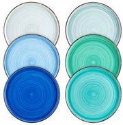 Lucarno Serviesset - 12 delig - 4 persoons - Blauw - Dinerborden - Bordenset - Diepe borden - Ontbijtborden - Servies - Keukenservies